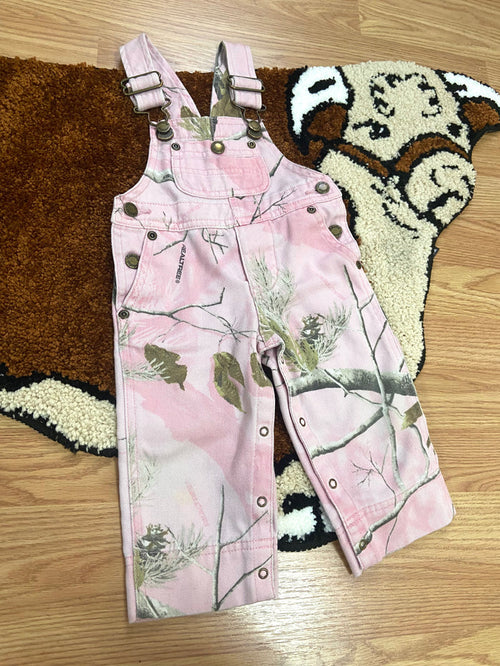 Vintage Cabela's Pink Camo Realtree Overalls, Size 6 Months - Deer Creek Mercantile