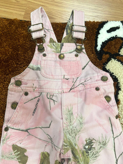 Vintage Cabela's Pink Camo Realtree Overalls, Size 6 Months - Deer Creek Mercantile
