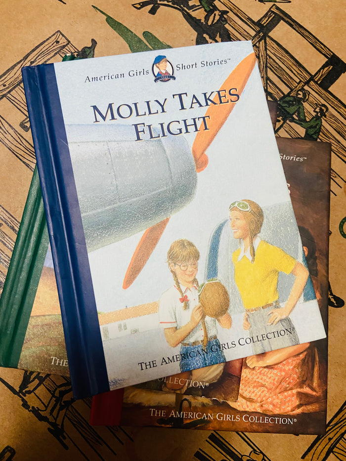 Vintage American Girl Short Stories Book Molly Takes Flight - Deer Creek Mercantile