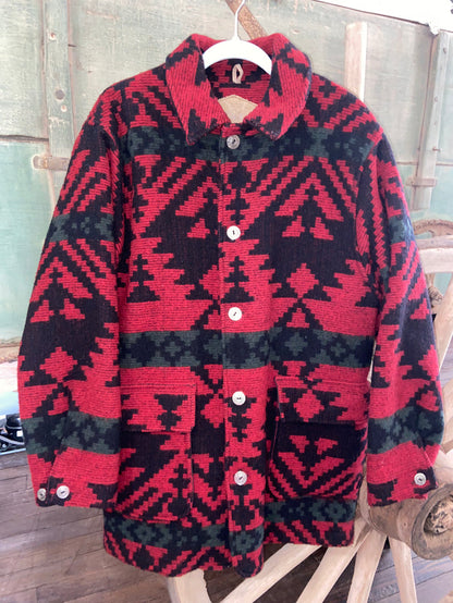 Vintage Woolrich Southwestern Coat, Jacket, Size Large USA Made - Deer Creek Mercantile