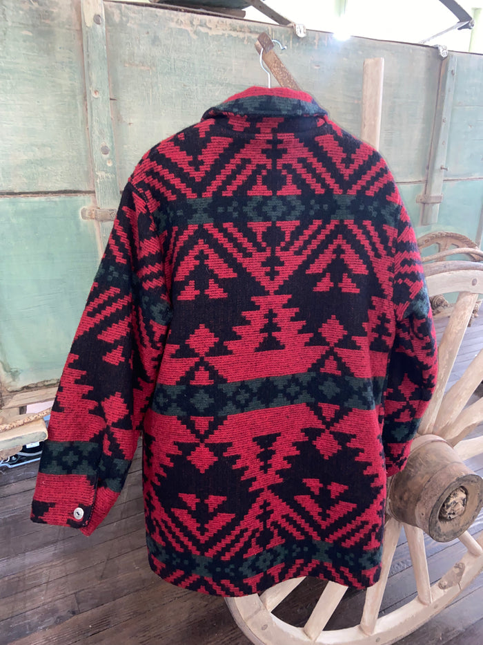 Vintage Woolrich Southwestern Coat, Jacket, Size Large USA Made - Deer Creek Mercantile