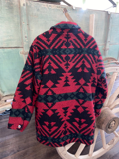 Vintage Woolrich Southwestern Coat, Jacket, Size Large USA Made - Deer Creek Mercantile