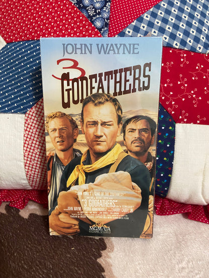 Vintage John Wayne 3 Godfathers Sealed VHS - Deer Creek Mercantile