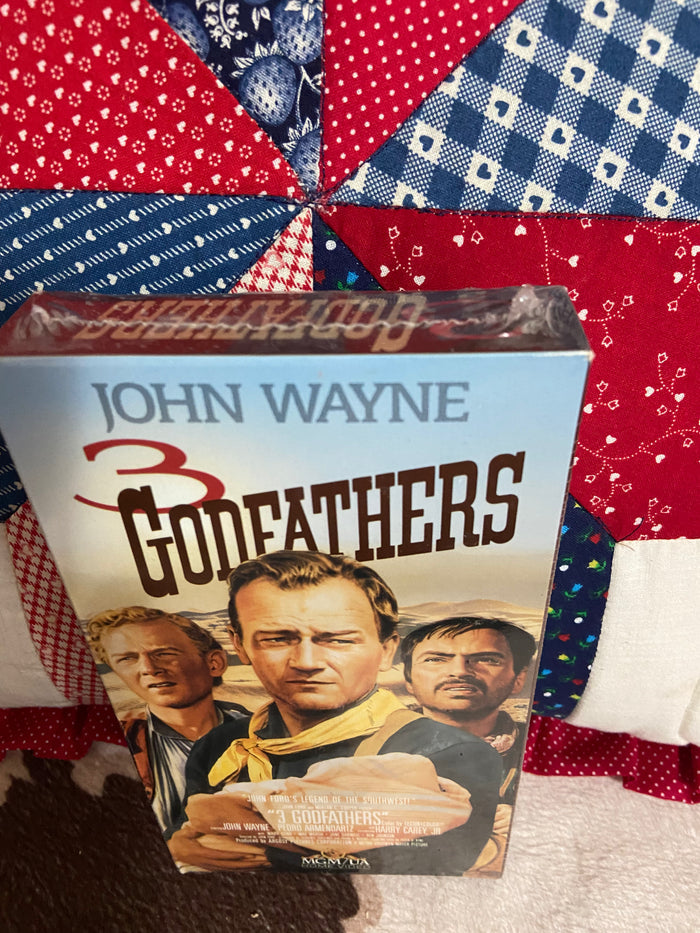 Vintage John Wayne 3 Godfathers Sealed VHS - Deer Creek Mercantile