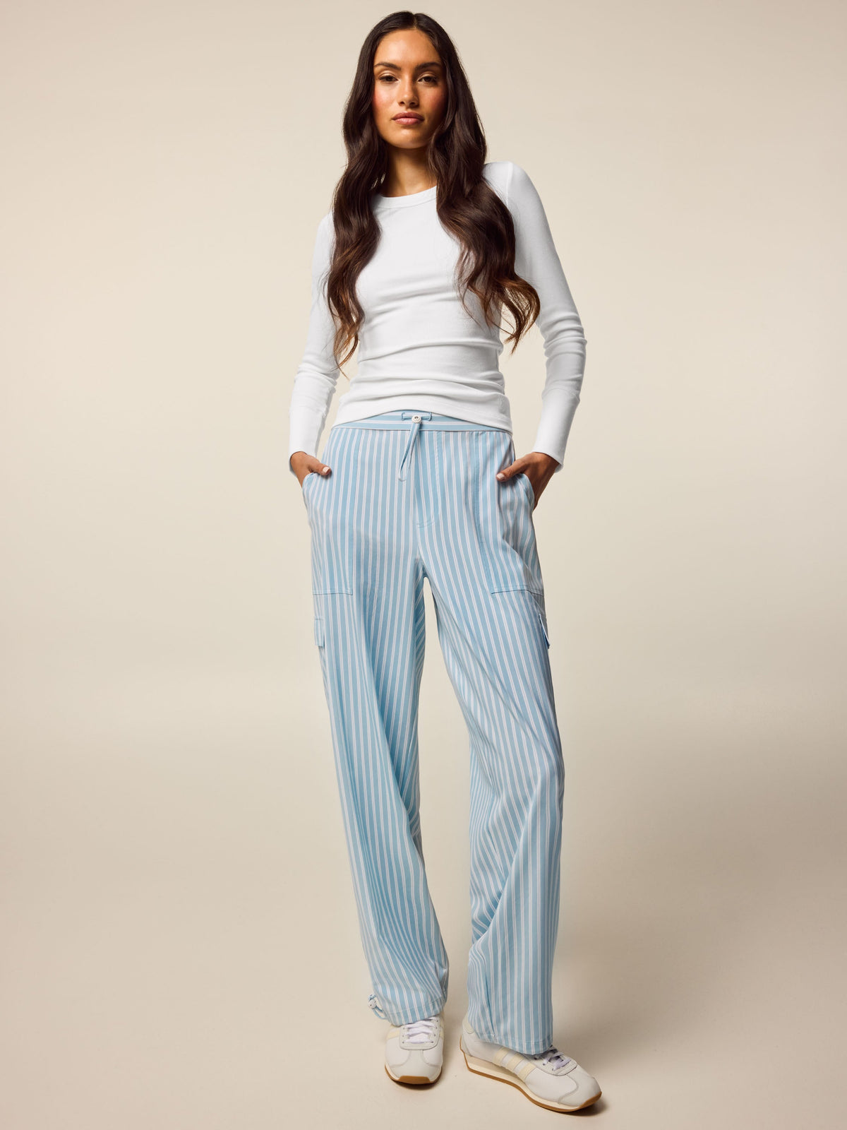 Ashe Windsor Stripe Cargo Pant