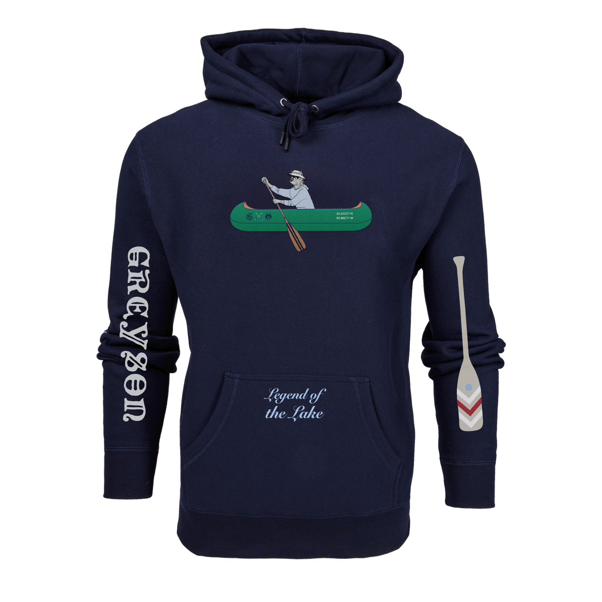 Paddling Wolf Fireside Hoodie