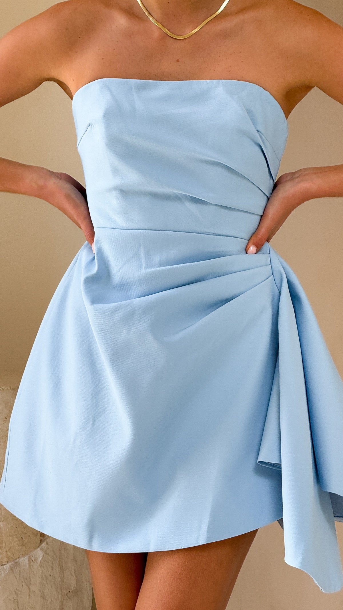 Hanae Mini Dress - Blue