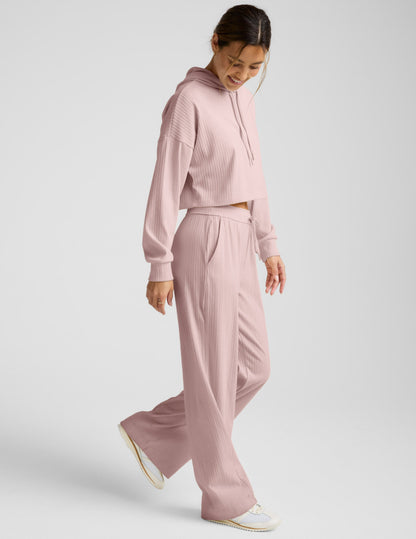 Breathe Easy Ribbed Wide Leg Pant