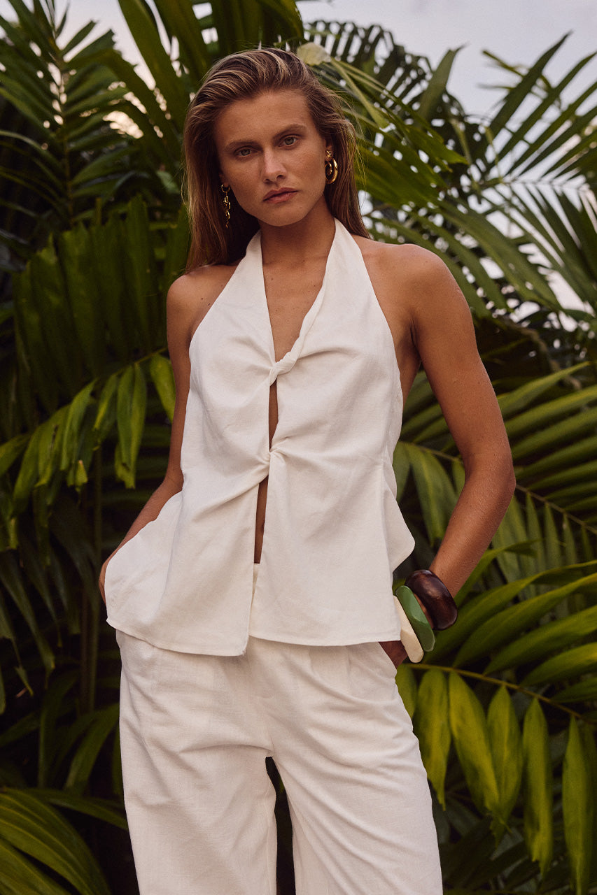 Robyn Pant - White