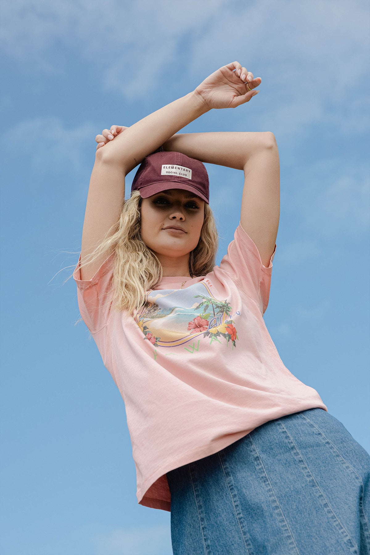Elementary Postcard Print Tee