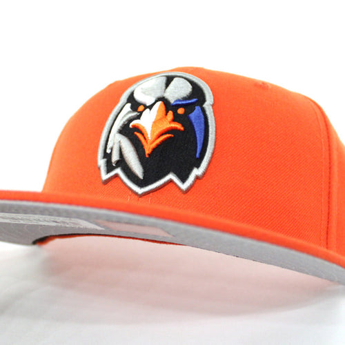 Aberdeen IronBirds New Era 59Fifty Fitted Hat (Orange Gray Under Brim)