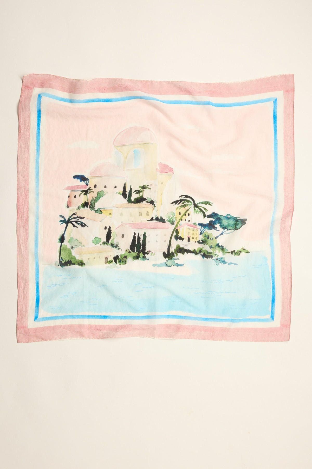 Portia Silk Blend Square Scarf