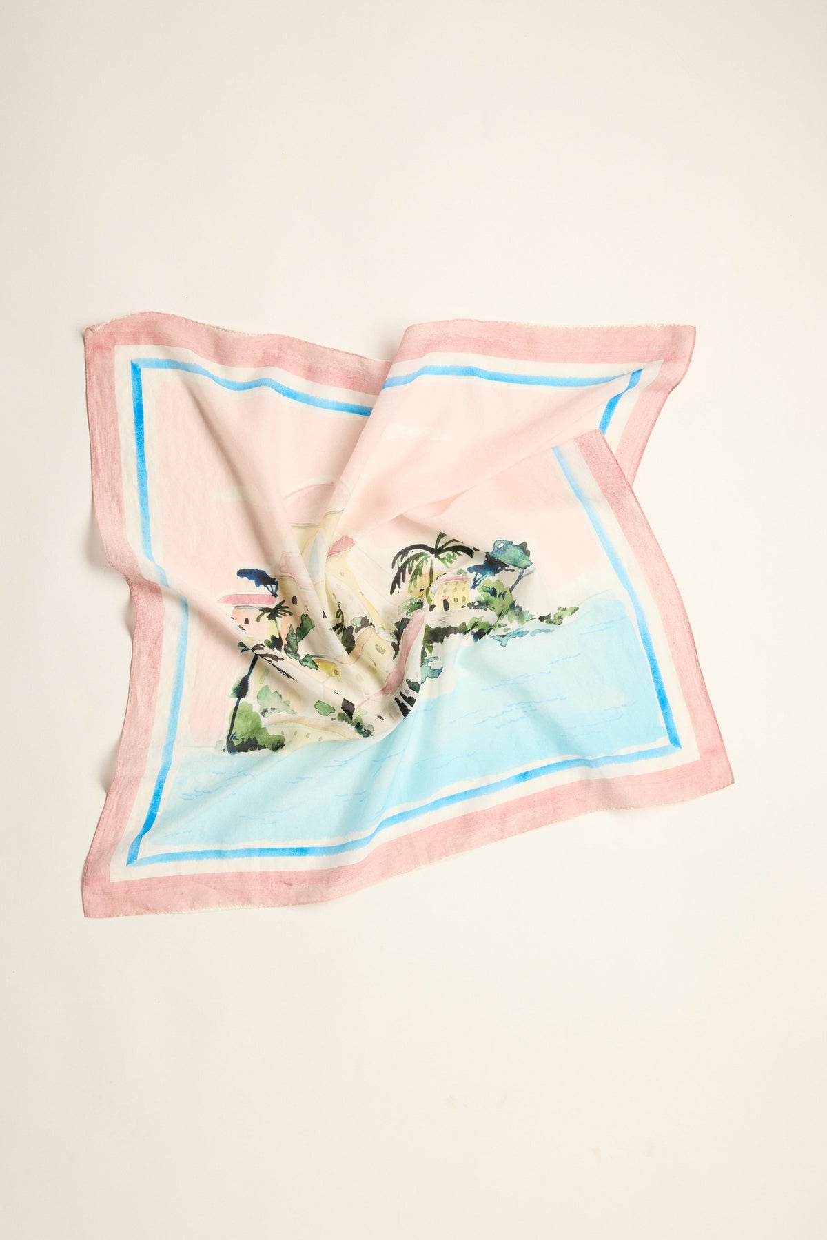 Portia Silk Blend Square Scarf