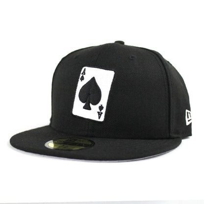 Ace of Spades New Era 59Fifty Fitted Hats (Black)