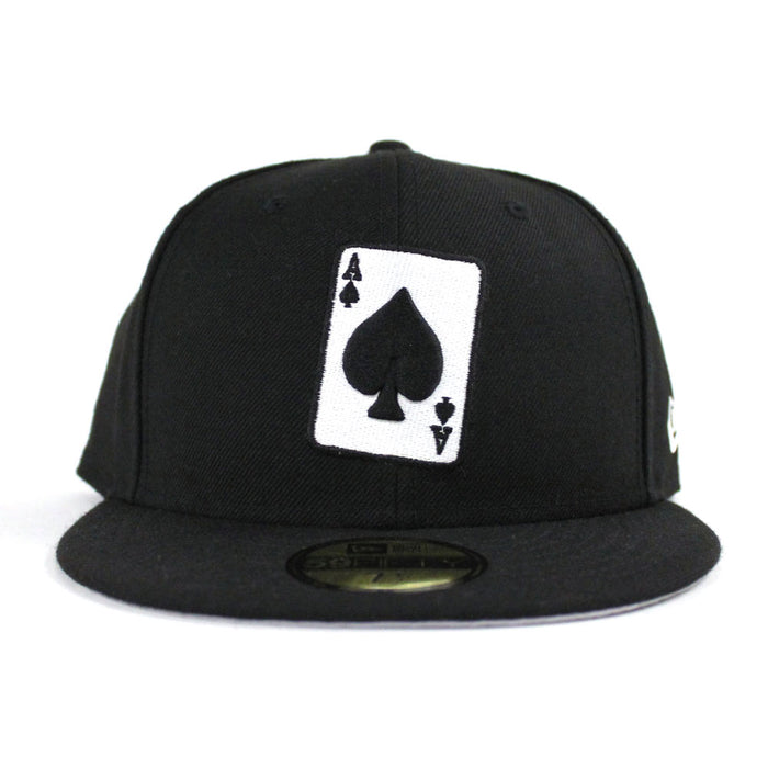 Ace of Spades New Era 59Fifty Fitted Hats (Black)