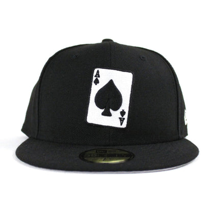 Ace of Spades New Era 59Fifty Fitted Hats (Black)