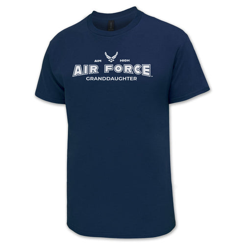 Air Force Granddaughter T-Shirt (Navy)
