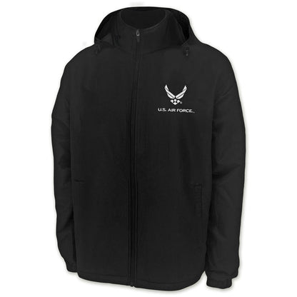 Air Force Wings Atmos Pro Fleece Lined Hooded Jacket (Black)