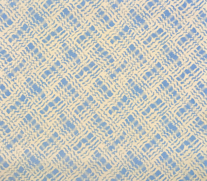 Alan Campbell Fabric: Baha II - Custom Sky Blue on Tinted Belgian Linen / Cotton