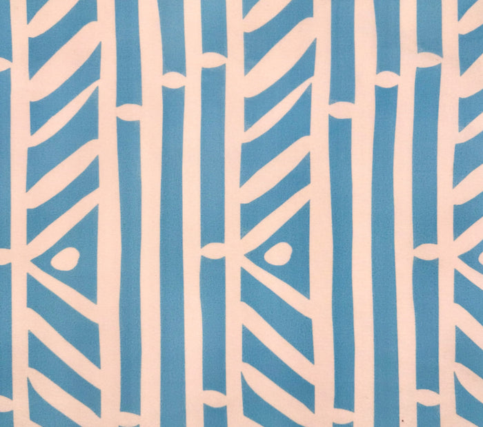 Alan Campbell Fabric: Candu - Custom Sky on White Suncloth (OUTDOOR)