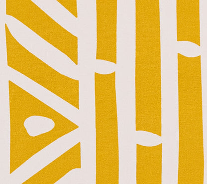 Alan Campbell Fabric: Candu - Custom Yellow on White Suncloth