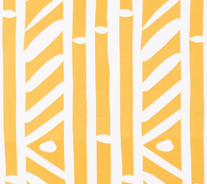 Alan Campbell Fabric: Candu - Custom Yellow on White Suncloth