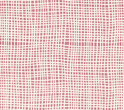 Alan Campbell Fabric: Criss Cross - Custom Lilac on Light-Tint Belgian Linen / Cotton