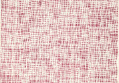Alan Campbell Fabric: Criss Cross - Custom Lilac on Light-Tint Belgian Linen / Cotton