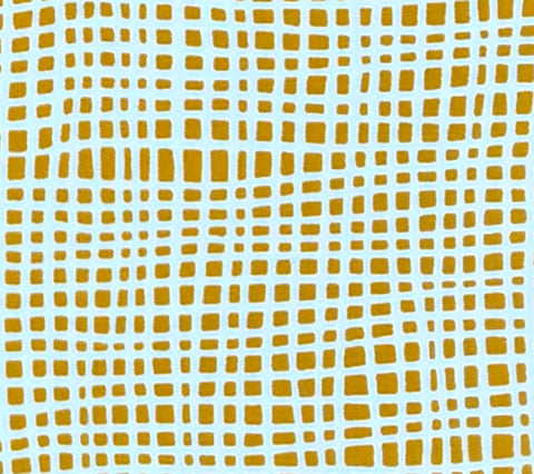 Alan Campbell Fabric: Criss Cross - Custom Yellow on White Suncloth (OUTDOOR)