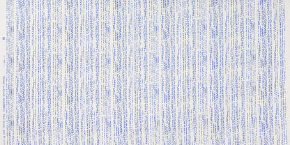 Alan Campbell Fabric: Mojave Lines - Custom Periwinkle on Ivory 100% Linen