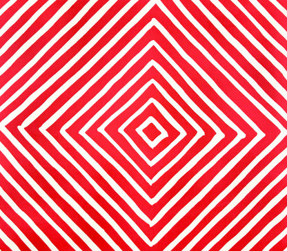 Alan Campbell Fabric: Silvio One Color - Custom Red on Tinted 100% Cotton Sateen