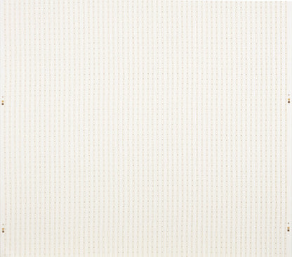 Alan Campbell Fabric: Soho Vertical - Custom Camel / Brown on White Belgian Linen / Cotton