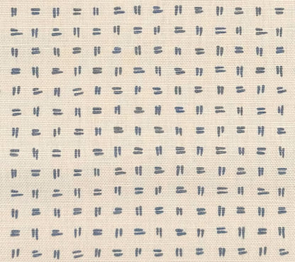 Alan Campbell Fabric: Tate - Custom Windsor Blue on Tinted Belgian Linen / Cotton
