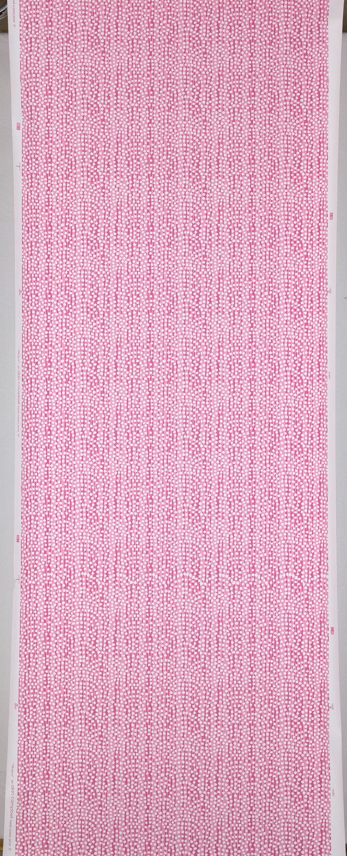 Alan Campbell Wallpaper: Mojave - Custom Pinks on White Paper (5 YARD MINIMUM)