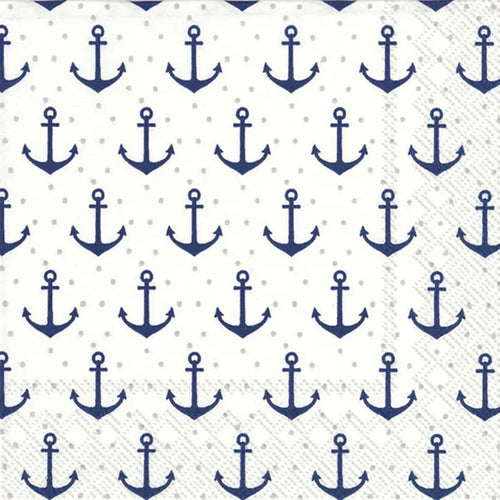 Anchor Dots Cocktail Napkins