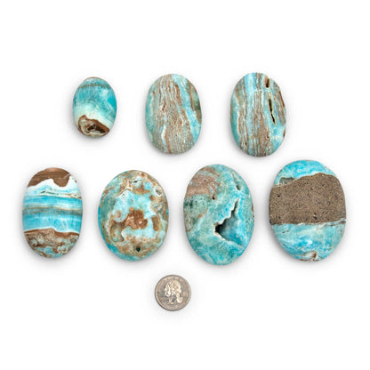 Aragonite - Blue, Palms