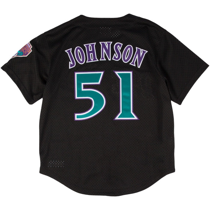 Arizona Diamondbacks #51 Randy Johnson Mitchell & Ness 1999 Authentic Mesh BP Jersey