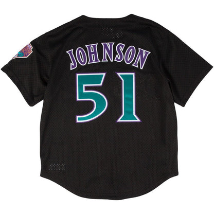 Arizona Diamondbacks #51 Randy Johnson Mitchell & Ness 1999 Authentic Mesh BP Jersey