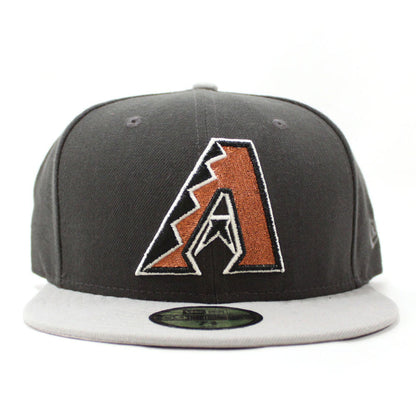 Arizona DiamondBacks New Era 59Fifty Fitted hat (Dark Gray Gray Copper)