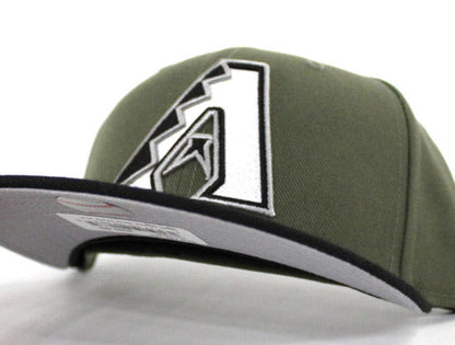 Arizona DiamondBacks New Era Fitted 59Fifty hat (Olive Black Gray Under Brim)