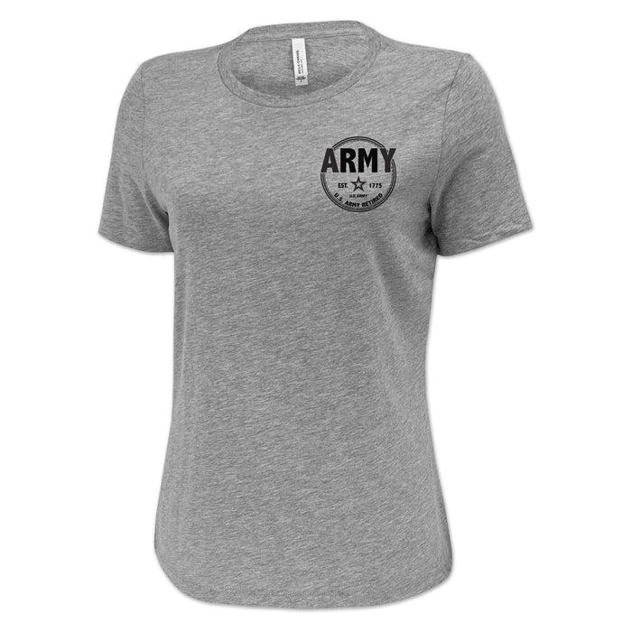 Army Retired Ladies T-Shirt