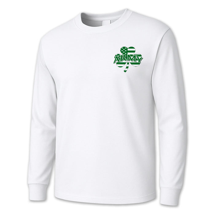 Army Shamrock Long Sleeve T-Shirt