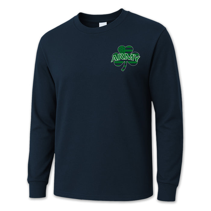 Army Shamrock Long Sleeve T-Shirt