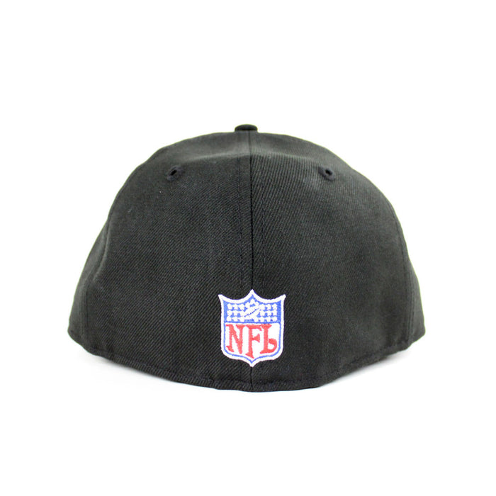 Atlanta Falcons Retro New Era 59Fifty Fitted Hat (Black Gray Under Brim)