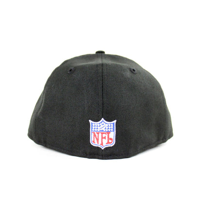 Atlanta Falcons Retro New Era 59Fifty Fitted Hat (Black Gray Under Brim)