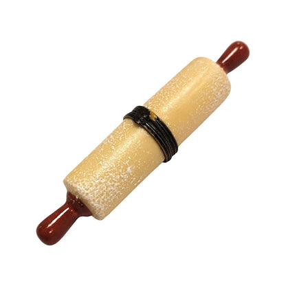 Rolling Pin Porcelain Treasure Porcelain Limoges Home Food Mother Dessert French Trinket Box