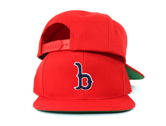 Bali Snapback hat (Red Navy White Green Under Brim)