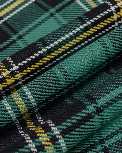 lost & found Bather Bather Algae Plaid Flannel Shirt