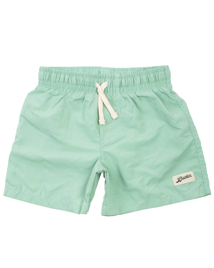 lost & found Bather Bather Kids' Solid Swim Trunk Seafoam