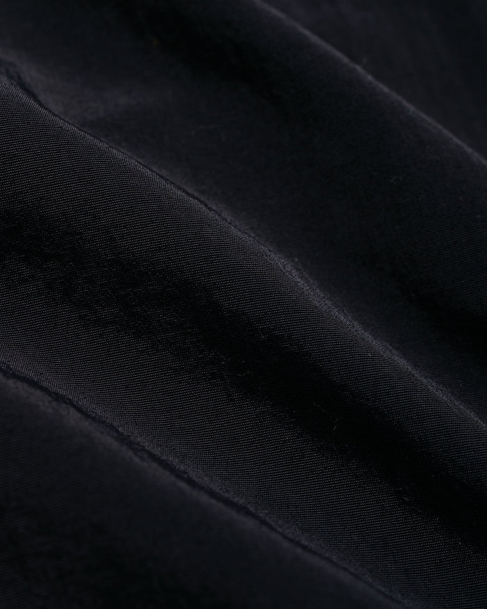 Bather Solid Black Swim Trunk